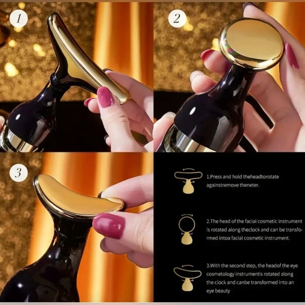 NEW! GUSHI YUTA Three-in-one Face Massager